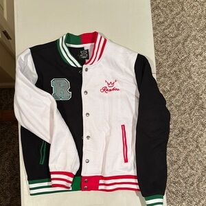 Black and White Varsity Jacket